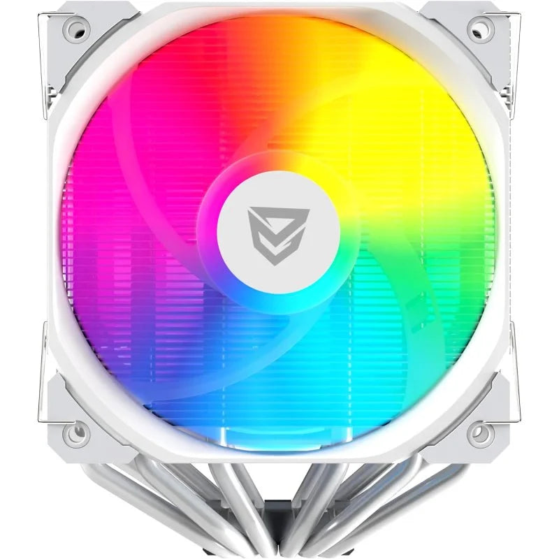 Nfortec SCULPTOR X Cooler CPU Duplo 6 Pipes 2x120mm A-RGB PWM Branco
