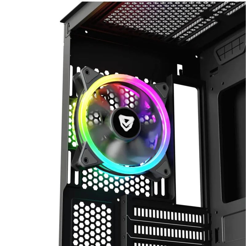 Nfortec DRACO X Black Vidro Temperado USB 3.2 Preta