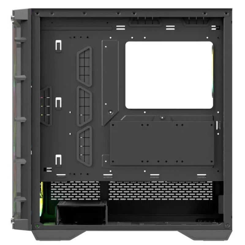 Nfortec DRACO X Black Vidro Temperado USB 3.2 Preta
