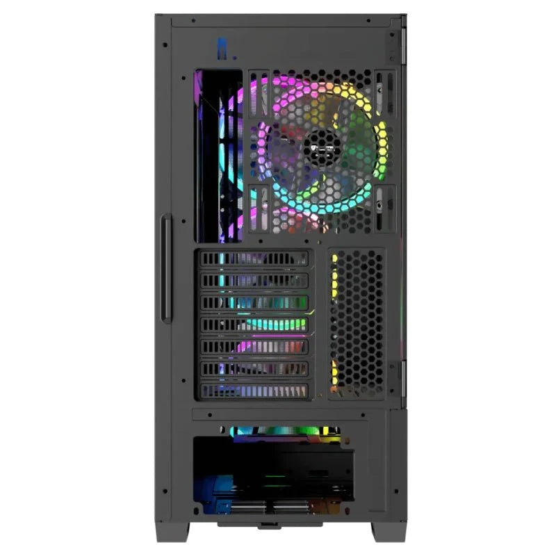 Nfortec DRACO X Black Vidro Temperado USB 3.2 Preta