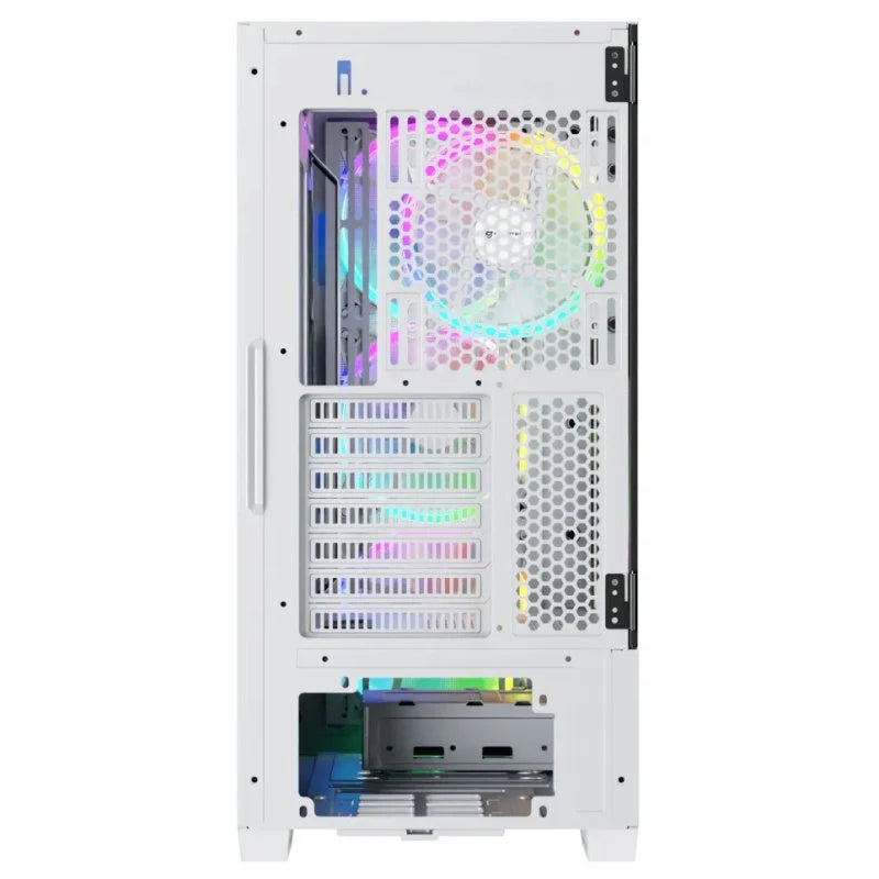 Nfortec DRACO X White Vidro Temperado USB 3.2 Branca