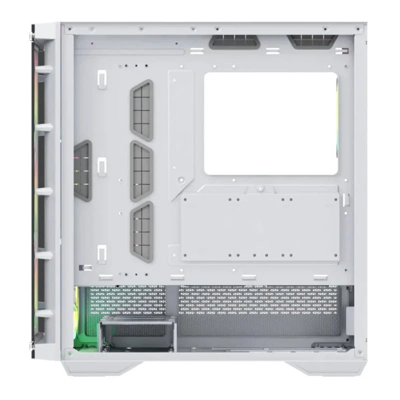 Nfortec DRACO X White Vidro Temperado USB 3.2 Branca