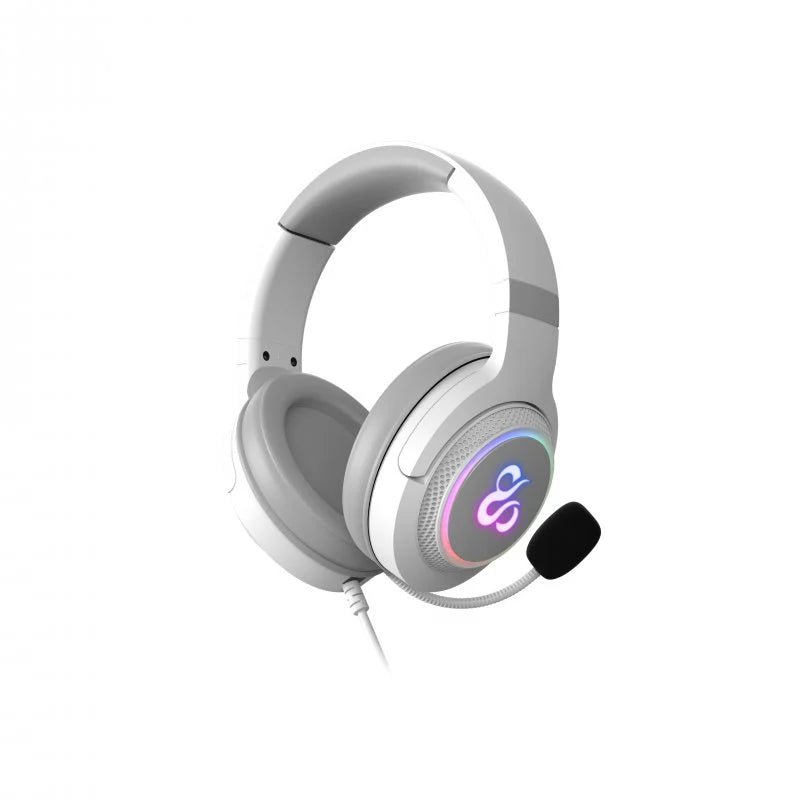 Newskill Sobek Ivory Headset Gaming RGB Multiplataforma Branco