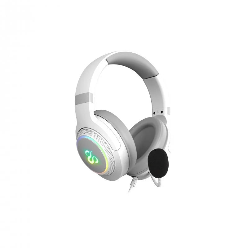 Newskill Sobek Ivory Headset Gaming RGB Multiplataforma Branco