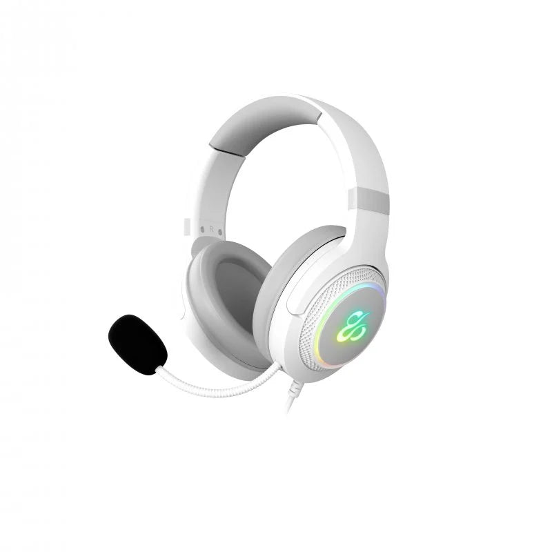 Newskill Sobek Ivory Headset Gaming RGB Multiplataforma Branco