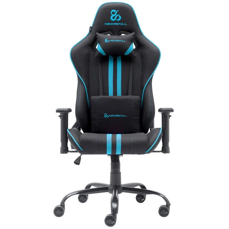Cadeira Gaming Newskill Kitsune V2 Acabamento em Tecido Preto Espacial/Azul