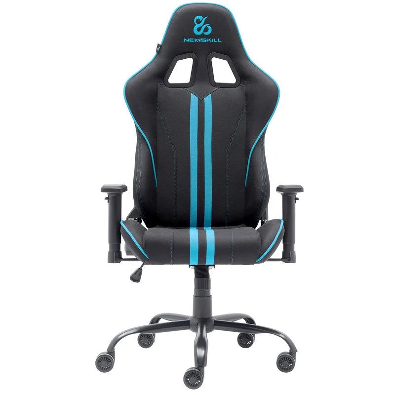 Cadeira Gaming Newskill Kitsune V2 Acabamento em Tecido Preto Espacial/Azul