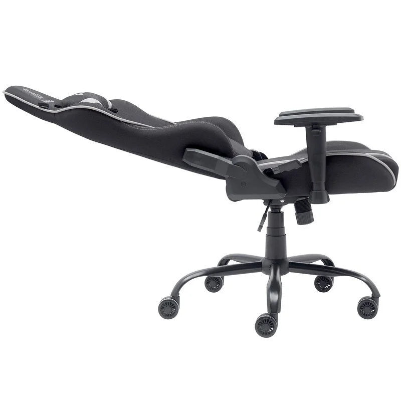 Cadeira Gaming Newskill Kitsune V2 Acabamento em Tecido Preto Espacial/Cinzenta