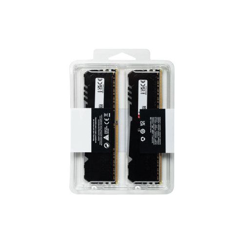 Memória RAM Kingston 16GB Fury Beast RGB 2x8GB DDR4 3200MHz CL16