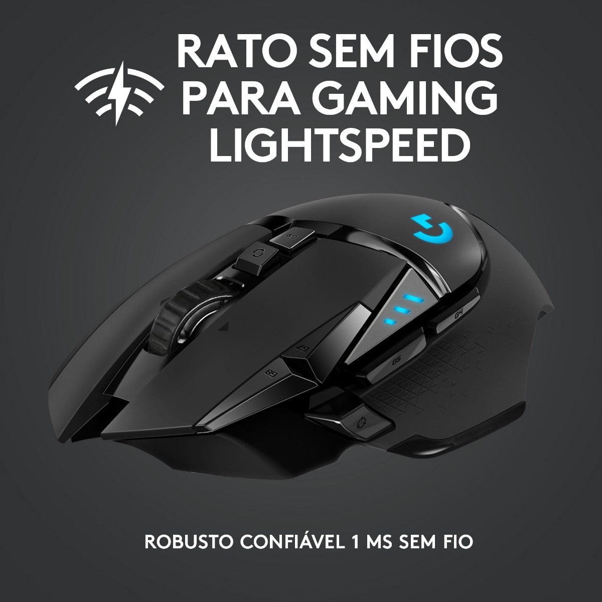 Rato Óptico Logitech G502 Lightspeed Wireless 25600DPI