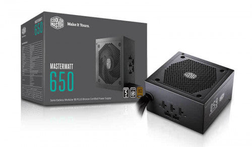 Cooler Master 650W MasterWatt 80Plus Bronze Semi Modular