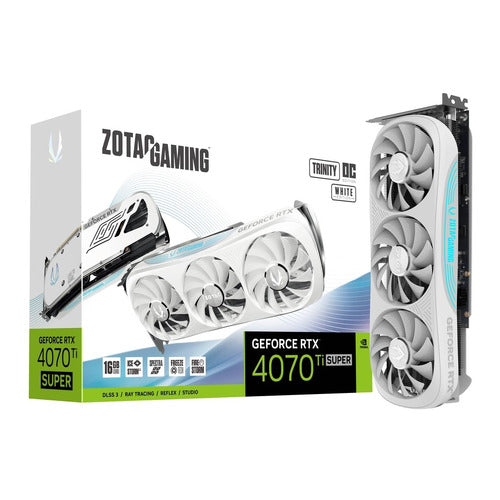 Zotac Gaming GeForce RTX 4070 Ti SUPER Trinity OC White Edition 16GB GDDR6X DLSS3