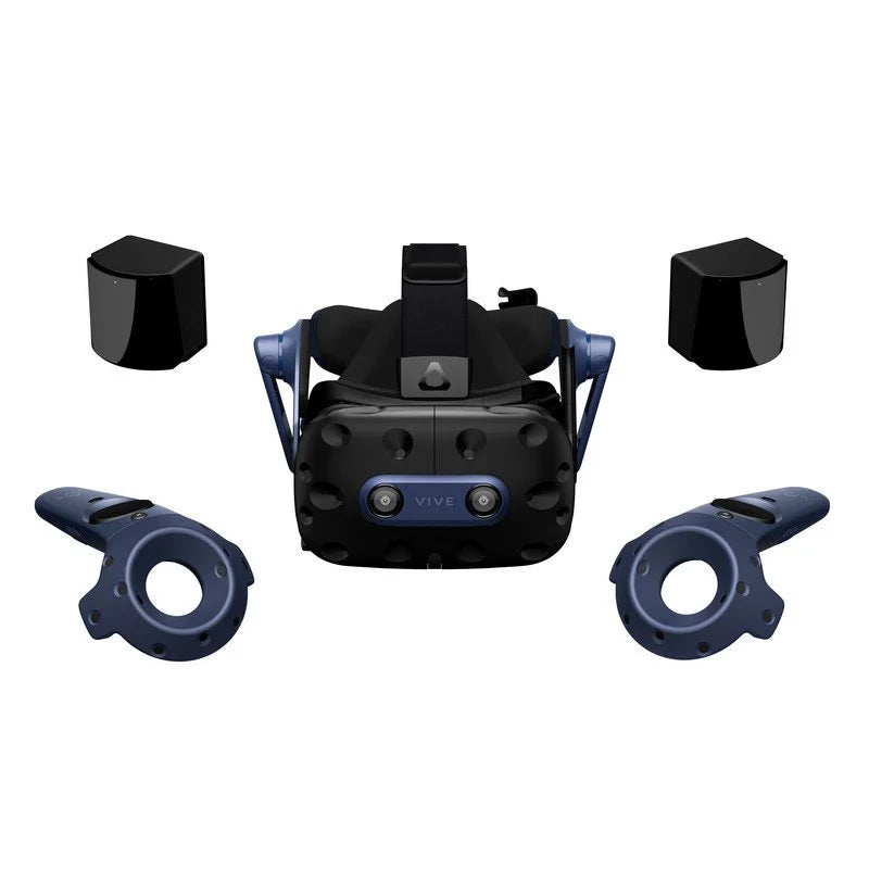 HTC Óculos Realidade Virtual VIVE Pro 2 + Controladores + SteamVR Base Station 2.0