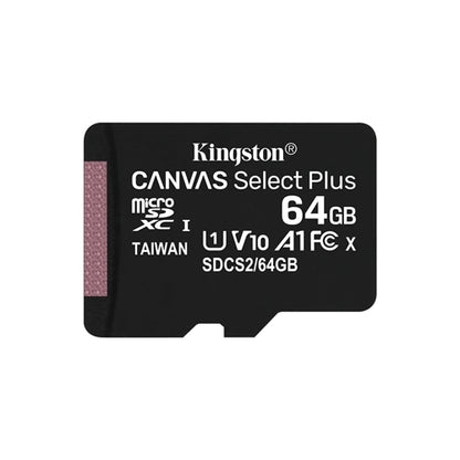 KINGSTON 64GB CANVAS SELECT PLUS MICROSD SEM ADAPTADOR