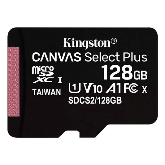 KINGSTON 128GB CANVAS SELECT PLUS MICROSD SEM ADAPTADOR