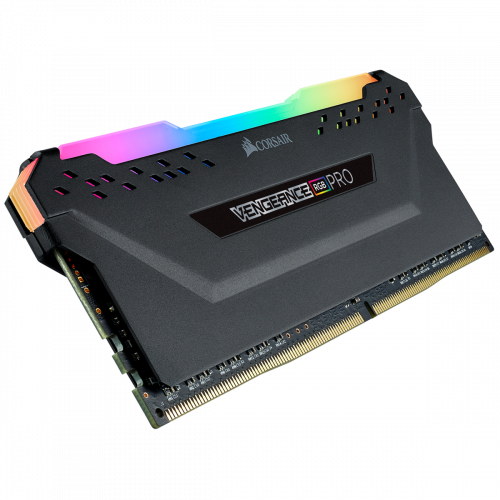 Memória RAM Corsair 8GB  Vengeance RGB Pro (1x8GB)  DDR4-3200MHz CL16 Black