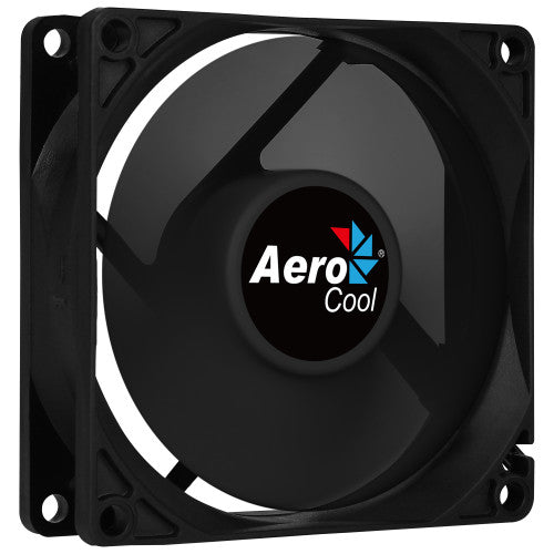 AEROCOOL FORCE FAN, 80MM,  BLACK, 3&4PIN, CURVED