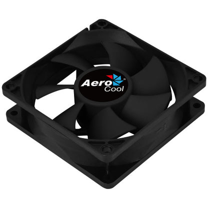 AEROCOOL FORCE FAN, 80MM,  BLACK, 3&4PIN, CURVED