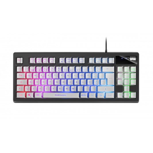 Mars Gaming MKAXWPT TKL  H-Mechanical RGB Gel Palmrest  Branco PT