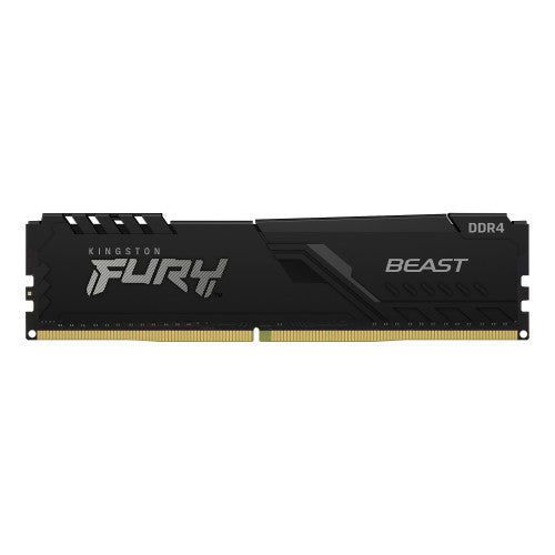 Memória RAM Kingston 8GB Fury  Beast DDR4 3200MHz CL16 Preto