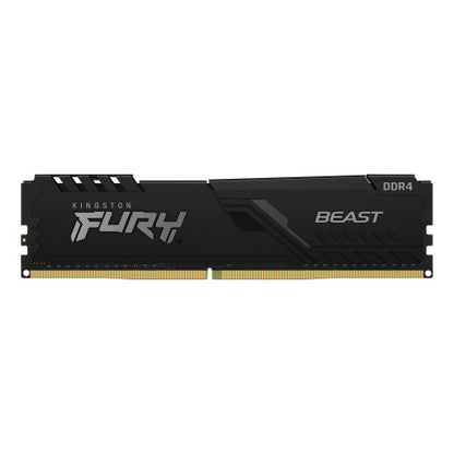 Memória RAM Kingston 8GB Fury  Beast DDR4 3200MHz CL16 Preto