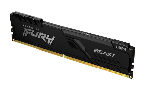 Memória RAM Kingston 8GB Fury  Beast DDR4 3200MHz CL16 Preto