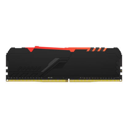 Memória RAM Kingston 16GB Fury  Beast RGB 2x8GB DDR4 3200MHz  CL16