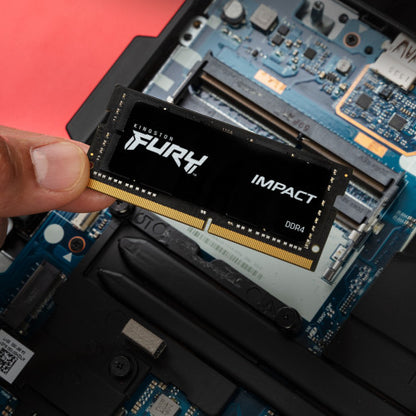 Memória RAM Kingston 8GB Fury  Impact DDR4 SODIMM 2666MHz  CL15