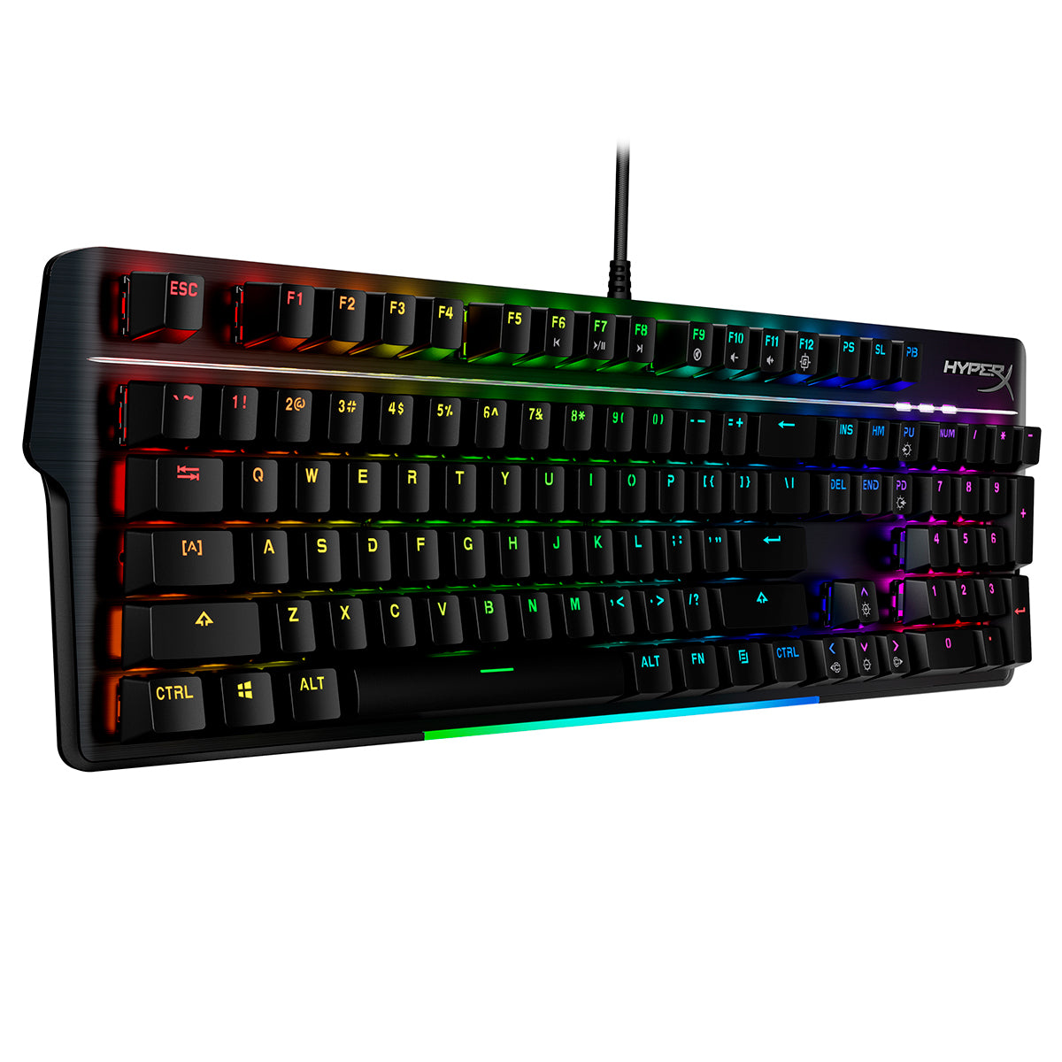 Teclado Mecânico HyperX Alloy MKW100 RGB US TTC Red Switch