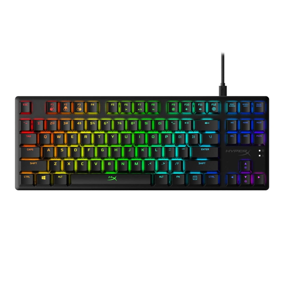 Teclado Mecânico HyperX Alloy Origins Core RGB Gaming US HyperX Blue Switches