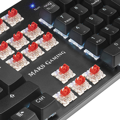 Tacens Mars Gaming MK5 Teclado Mecânico Gaming RGB Switch Red