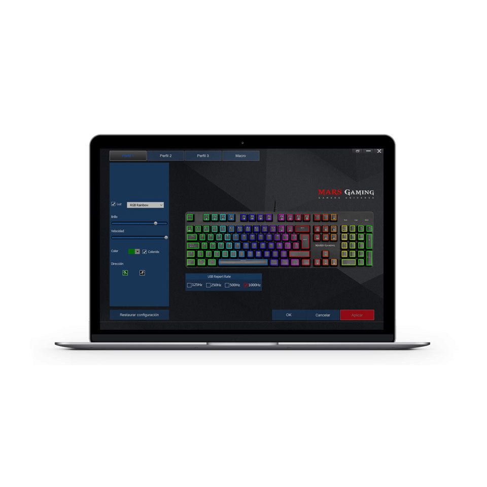 Tacens Mars Gaming MK5 Teclado Mecânico Gaming RGB Switch Red