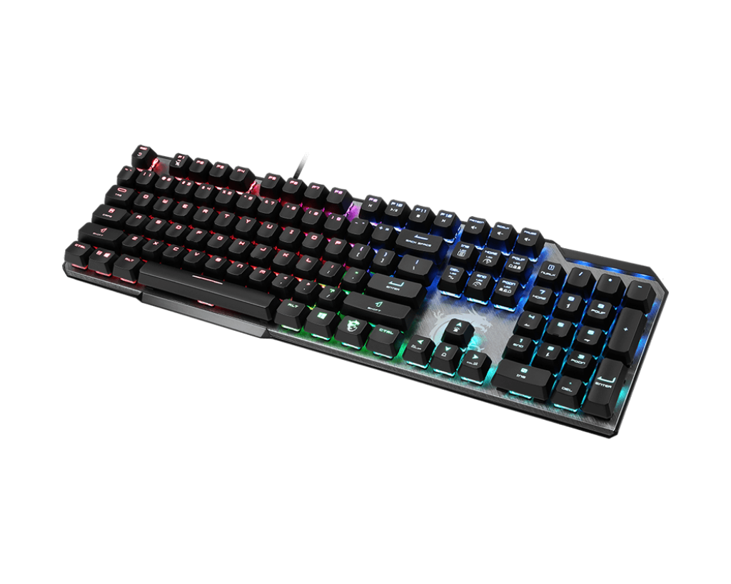 MSI Teclado Mecânico Vigor GK50 Elite Gaming RGB PT Kailh Blue