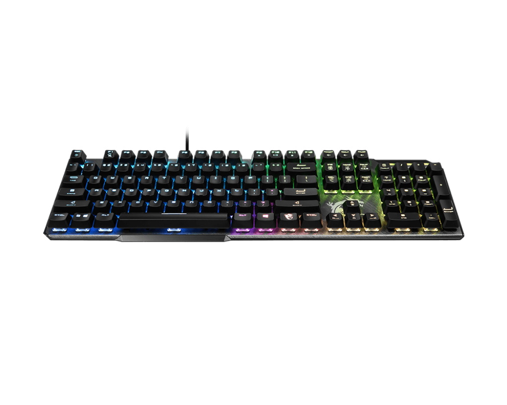 MSI Teclado Mecânico Vigor GK50 Elite Gaming RGB PT Kailh Blue