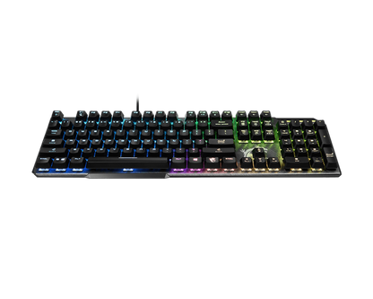 MSI Teclado Mecânico Vigor GK50 Elite Gaming RGB PT Kailh Blue