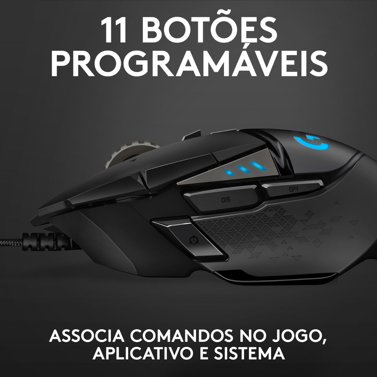 Rato Óptico Logitech G502 HERO 25600DPI Gaming Preto