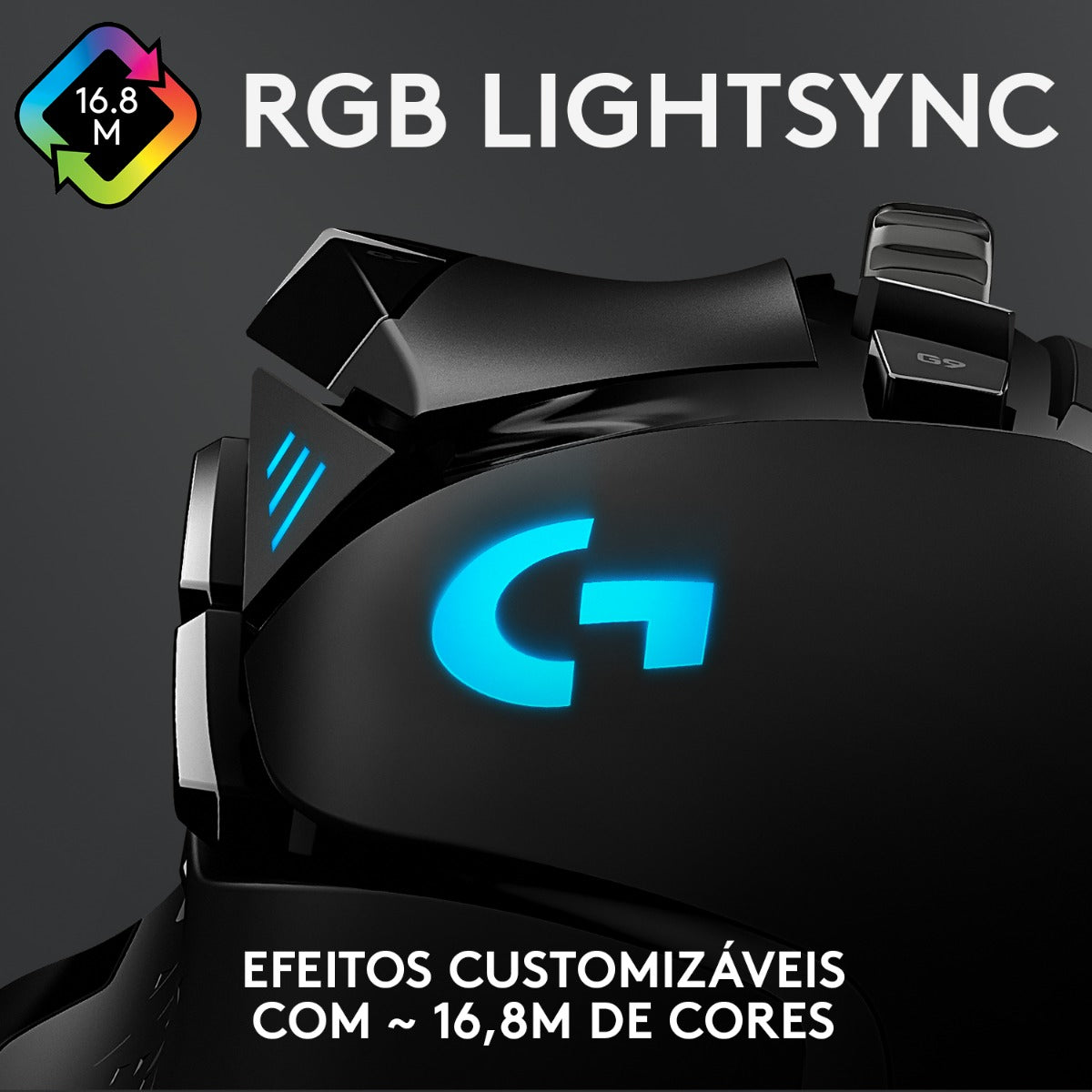 Rato Óptico Logitech G502 HERO 25600DPI Gaming Preto