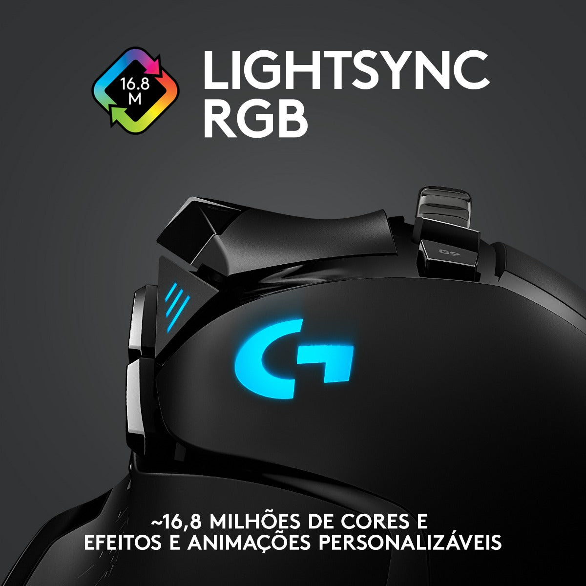 Rato Óptico Logitech G502 Lightspeed Wireless 25600DPI