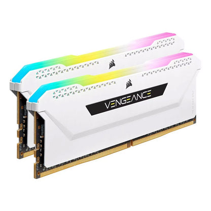 Memória RAM Corsair 16GB Vengeance RGB Pro SL 2x 8GB DDR4 3600MHz CL18 White