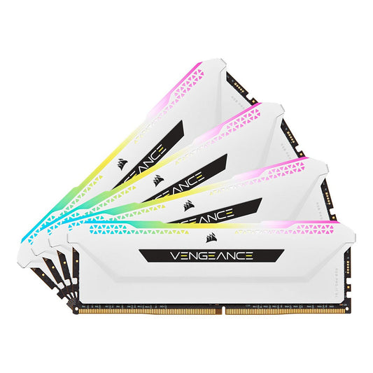 Memória RAM Corsair 32GB Vengeance RGB Pro SL DDR4 3200 PC4-25600 4x8GB CL16 White