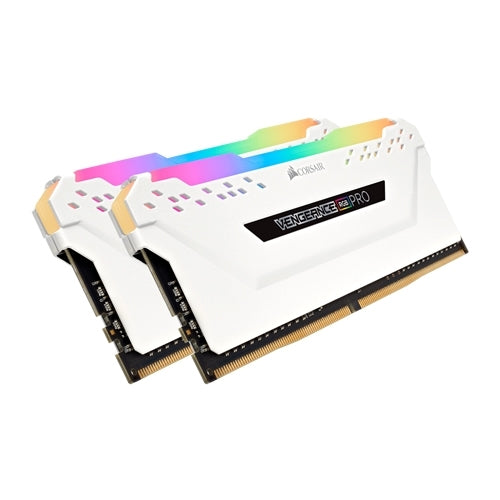 Memória RAM Corsair 16GB Vengeance RGB Pro 2x 8GB DDR4 3000MHz CL15 White